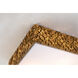 Mosaic 3 Light Gold Bath/Flush Mounts Ceiling Light in Gold Leaf with Antique